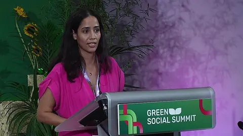 Tesh Sidi at GreenSocialSummit, 4 October 2023