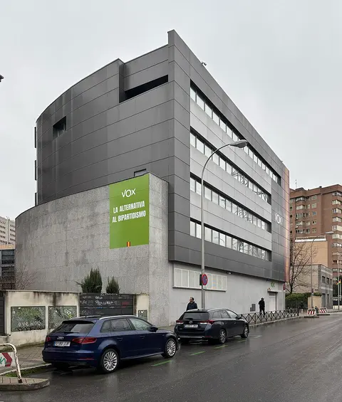 Vox national headquarters in Madrid, 21 January 2026